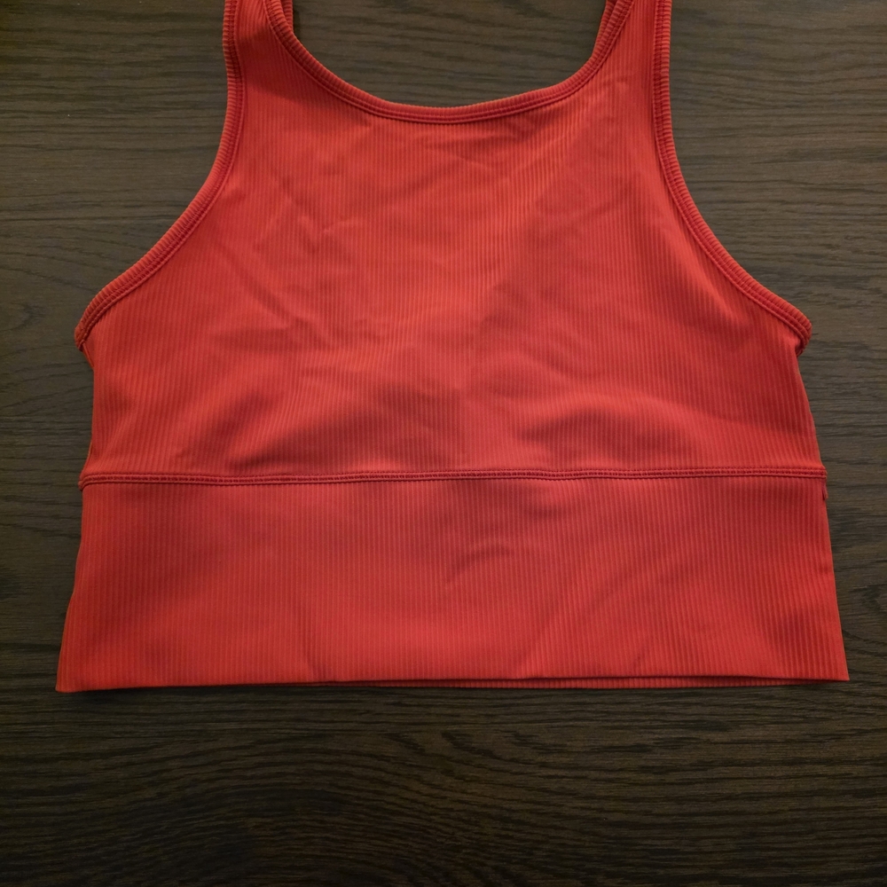 lululemon athletica Red Crop Top